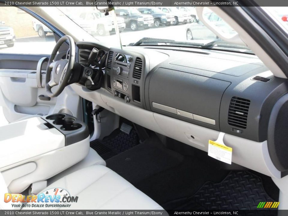 2010 Chevrolet Silverado 1500 LT Crew Cab Blue Granite Metallic / Light Titanium/Ebony Photo #16