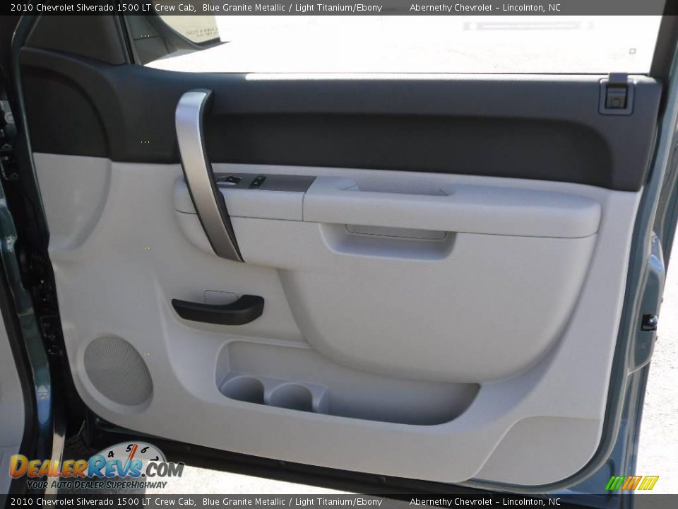 2010 Chevrolet Silverado 1500 LT Crew Cab Blue Granite Metallic / Light Titanium/Ebony Photo #17