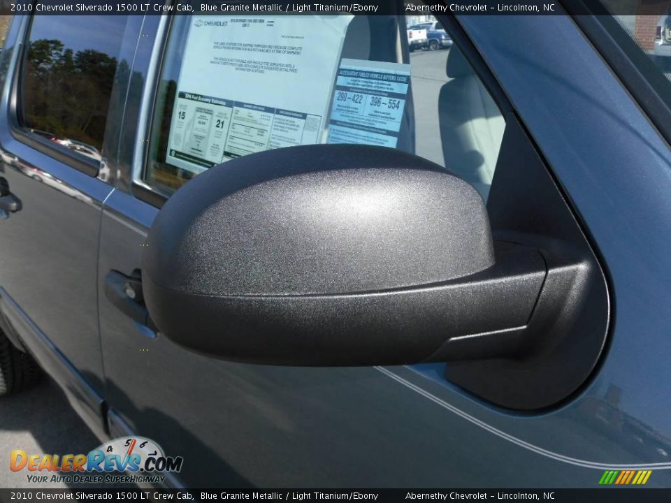 2010 Chevrolet Silverado 1500 LT Crew Cab Blue Granite Metallic / Light Titanium/Ebony Photo #19