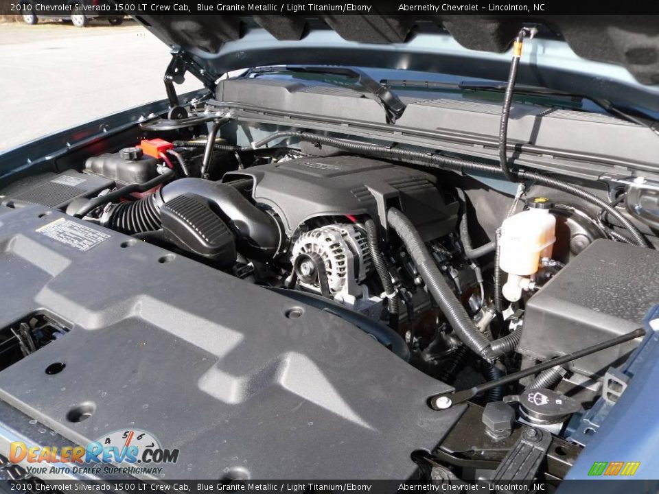 2010 Chevrolet Silverado 1500 LT Crew Cab Blue Granite Metallic / Light Titanium/Ebony Photo #20