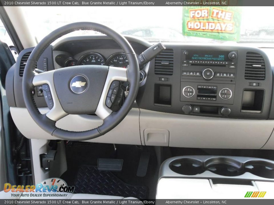 2010 Chevrolet Silverado 1500 LT Crew Cab Blue Granite Metallic / Light Titanium/Ebony Photo #21