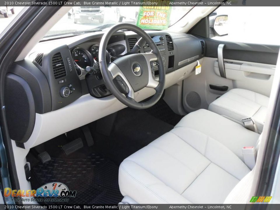 2010 Chevrolet Silverado 1500 LT Crew Cab Blue Granite Metallic / Light Titanium/Ebony Photo #24