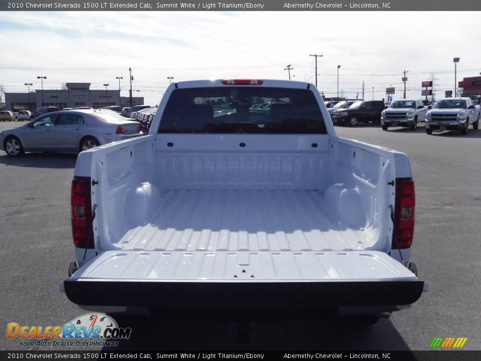 2010 Chevrolet Silverado 1500 LT Extended Cab Summit White / Light Titanium/Ebony Photo #4