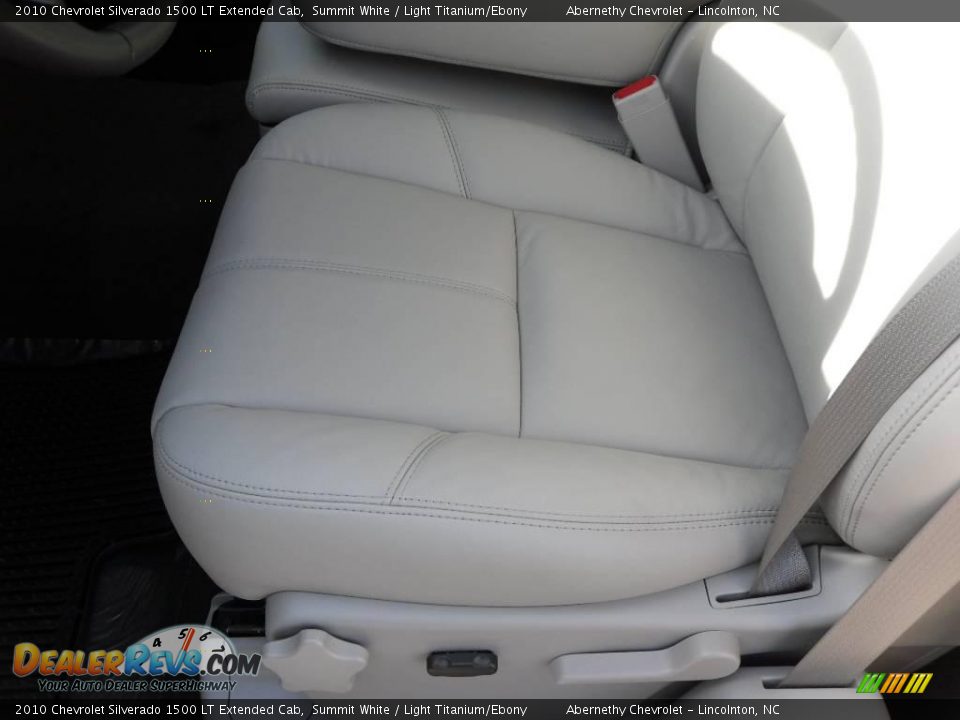 2010 Chevrolet Silverado 1500 LT Extended Cab Summit White / Light Titanium/Ebony Photo #9