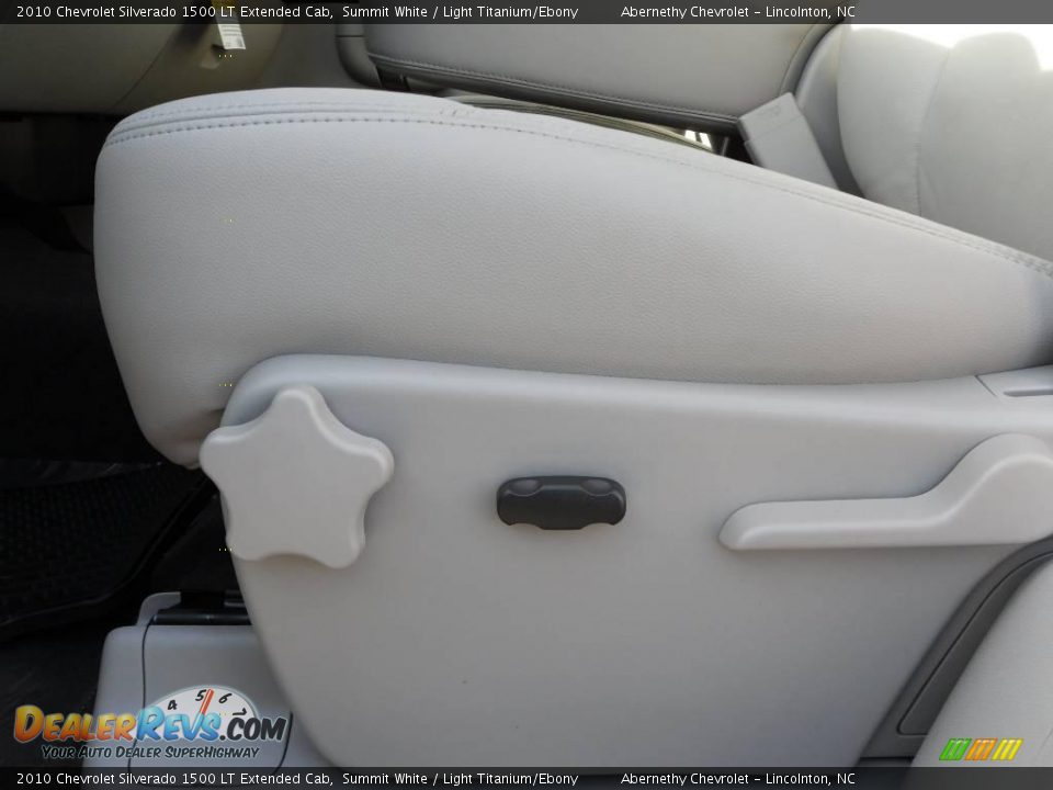 2010 Chevrolet Silverado 1500 LT Extended Cab Summit White / Light Titanium/Ebony Photo #10