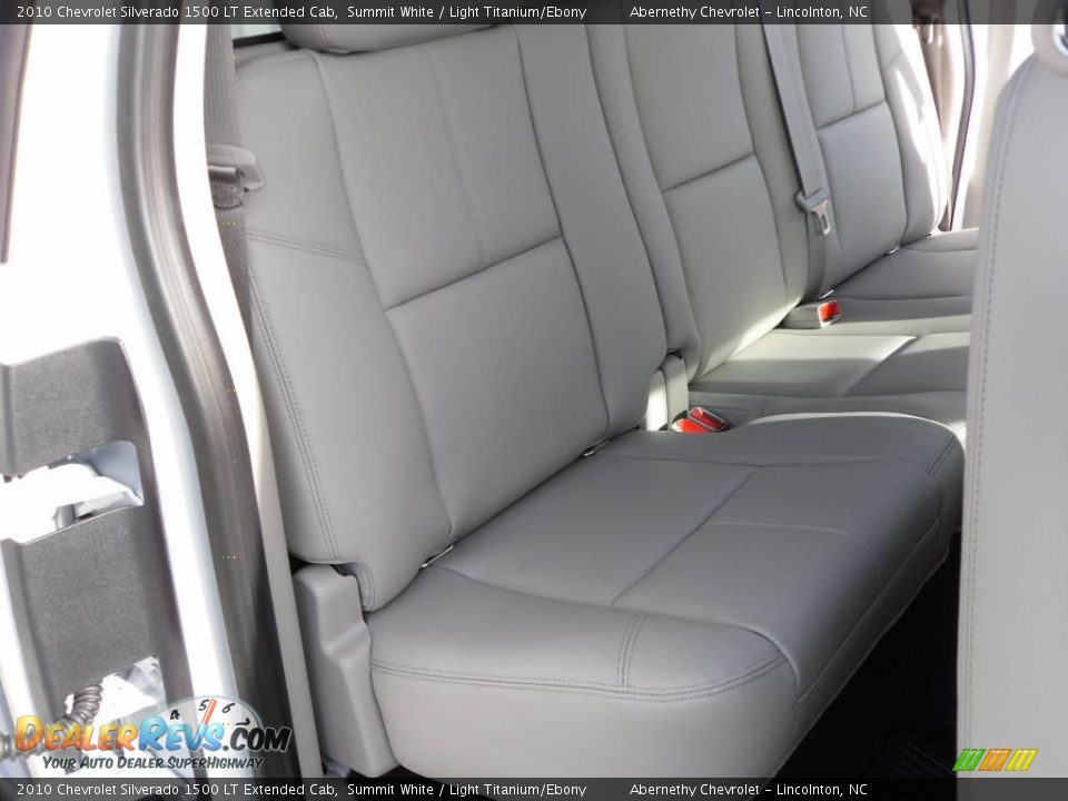 2010 Chevrolet Silverado 1500 LT Extended Cab Summit White / Light Titanium/Ebony Photo #14