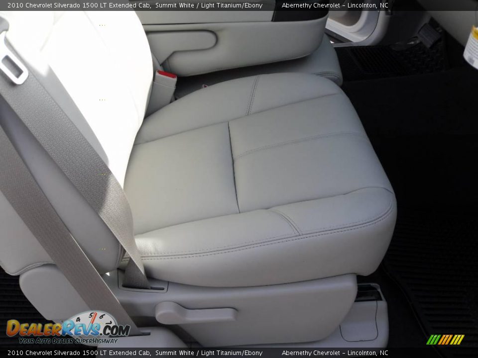 2010 Chevrolet Silverado 1500 LT Extended Cab Summit White / Light Titanium/Ebony Photo #15