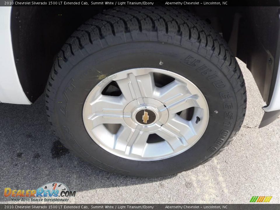 2010 Chevrolet Silverado 1500 LT Extended Cab Summit White / Light Titanium/Ebony Photo #18