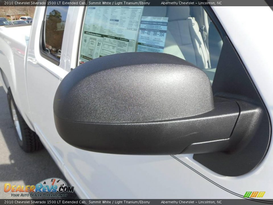 2010 Chevrolet Silverado 1500 LT Extended Cab Summit White / Light Titanium/Ebony Photo #19