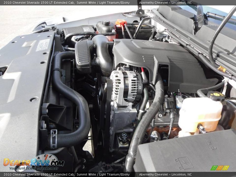 2010 Chevrolet Silverado 1500 LT Extended Cab Summit White / Light Titanium/Ebony Photo #20