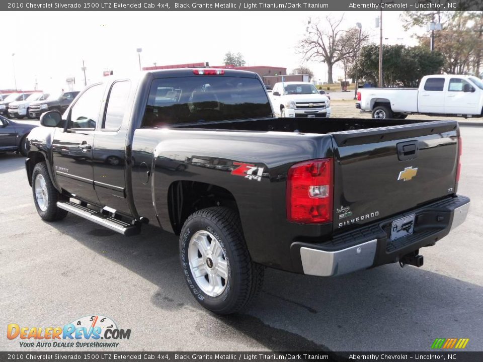 2010 Chevrolet Silverado 1500 LTZ Extended Cab 4x4 Black Granite Metallic / Light Titanium/Dark Titanium Photo #2