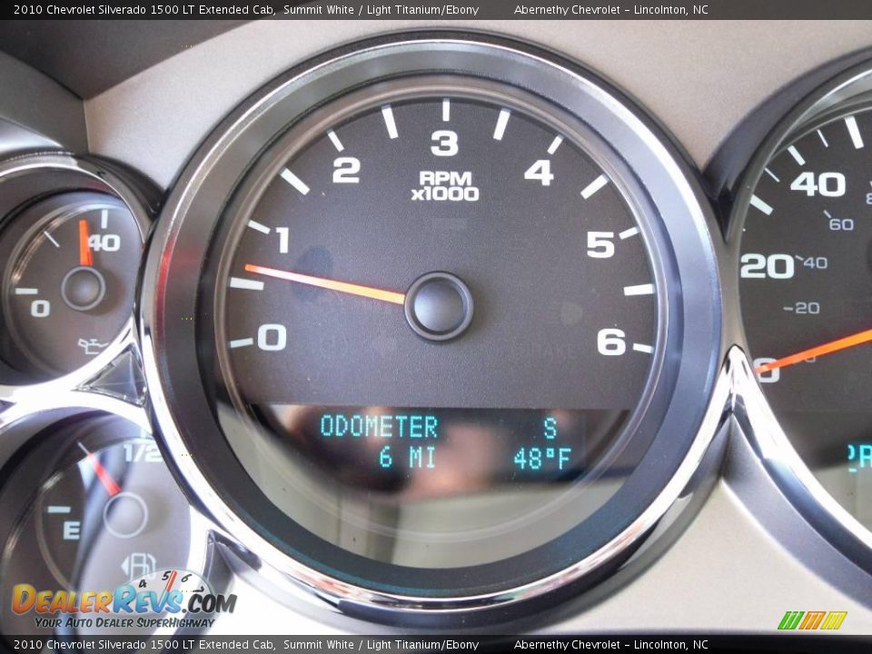 2010 Chevrolet Silverado 1500 LT Extended Cab Summit White / Light Titanium/Ebony Photo #25