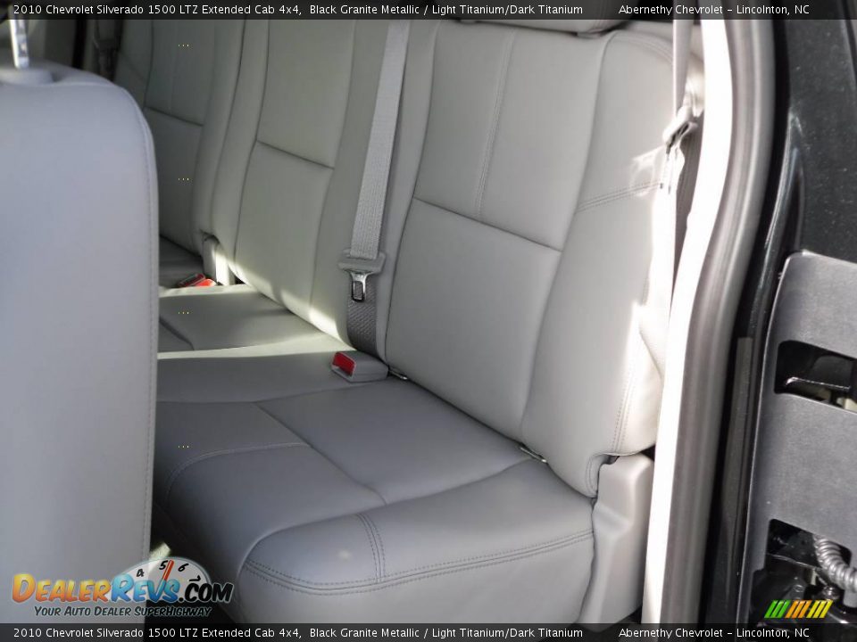 2010 Chevrolet Silverado 1500 LTZ Extended Cab 4x4 Black Granite Metallic / Light Titanium/Dark Titanium Photo #12