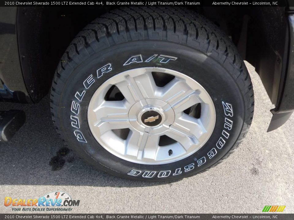 2010 Chevrolet Silverado 1500 LTZ Extended Cab 4x4 Black Granite Metallic / Light Titanium/Dark Titanium Photo #18