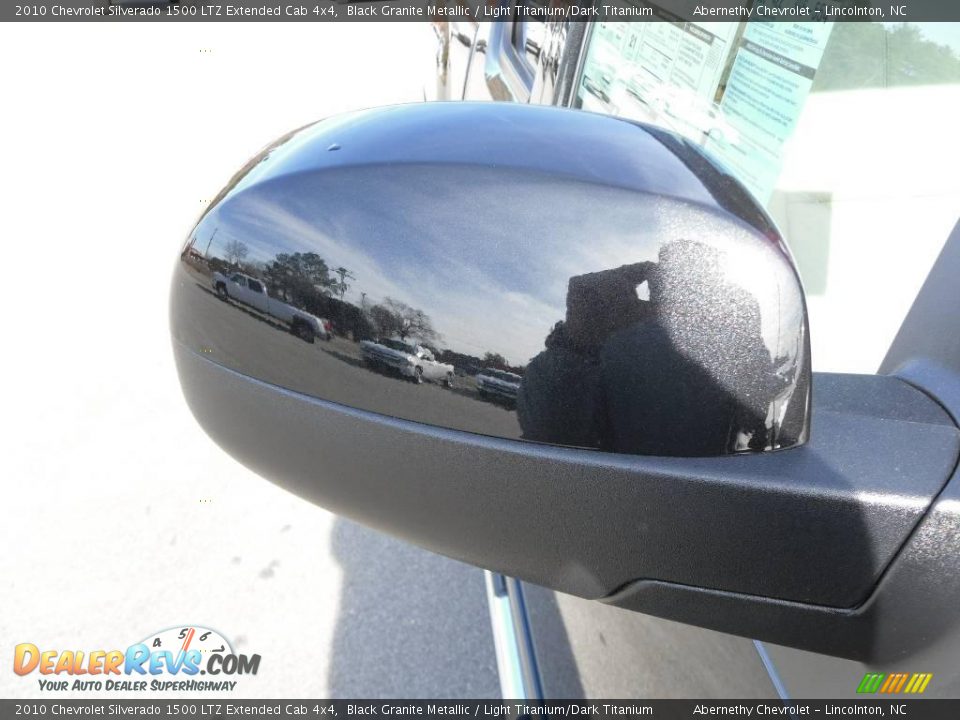 2010 Chevrolet Silverado 1500 LTZ Extended Cab 4x4 Black Granite Metallic / Light Titanium/Dark Titanium Photo #19
