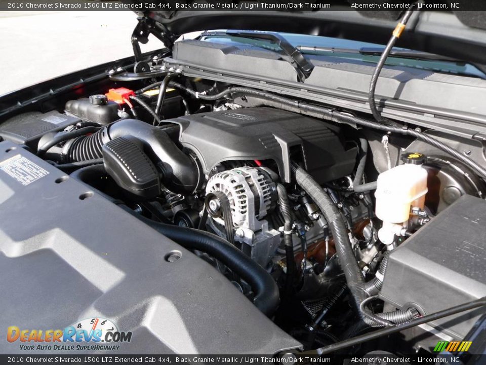 2010 Chevrolet Silverado 1500 LTZ Extended Cab 4x4 Black Granite Metallic / Light Titanium/Dark Titanium Photo #20