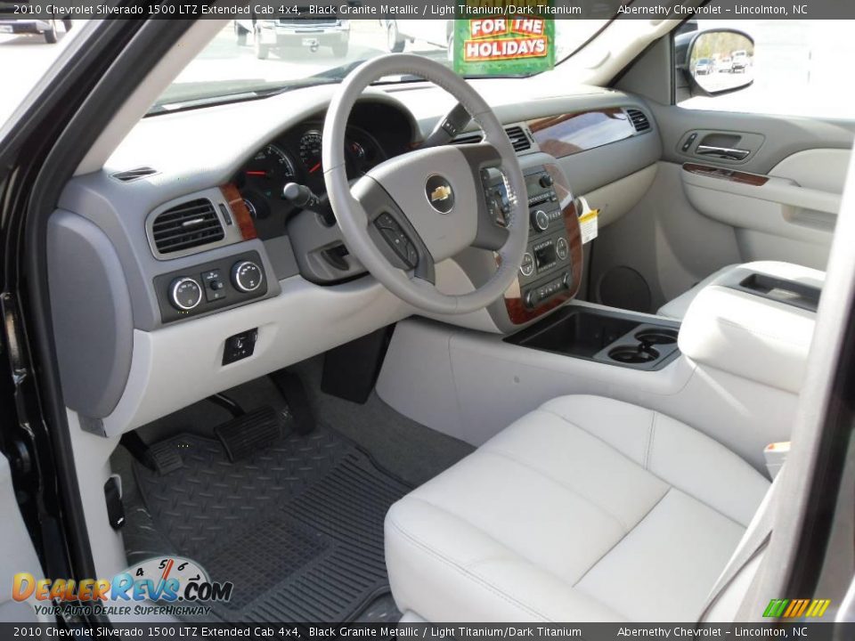 2010 Chevrolet Silverado 1500 LTZ Extended Cab 4x4 Black Granite Metallic / Light Titanium/Dark Titanium Photo #25