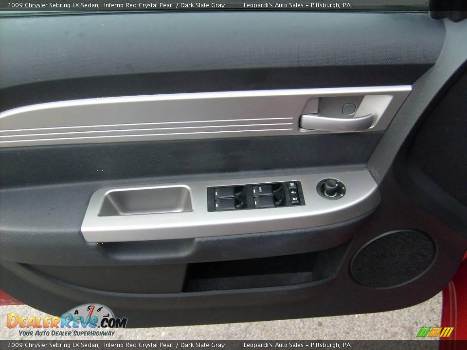 2009 Chrysler Sebring LX Sedan Inferno Red Crystal Pearl / Dark Slate Gray Photo #10