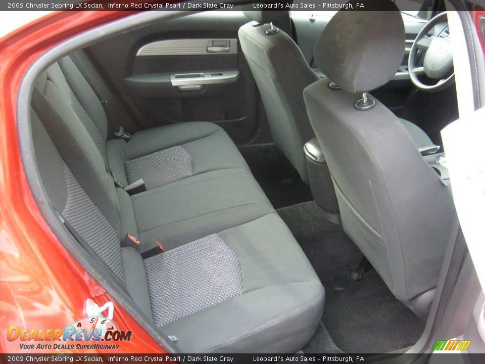 2009 Chrysler Sebring LX Sedan Inferno Red Crystal Pearl / Dark Slate Gray Photo #11