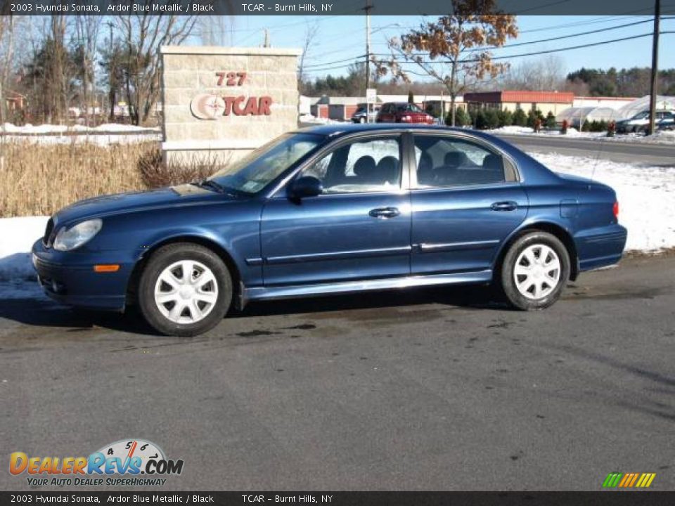 2003 Hyundai Sonata Ardor Blue Metallic / Black Photo #1