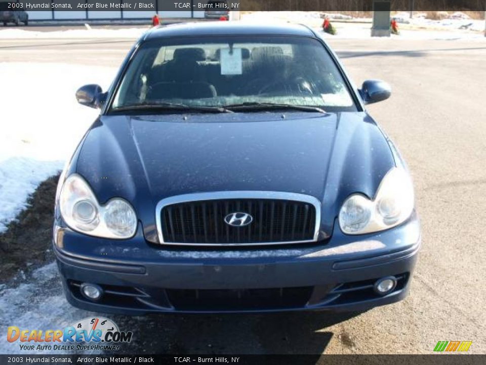 2003 Hyundai Sonata Ardor Blue Metallic / Black Photo #3
