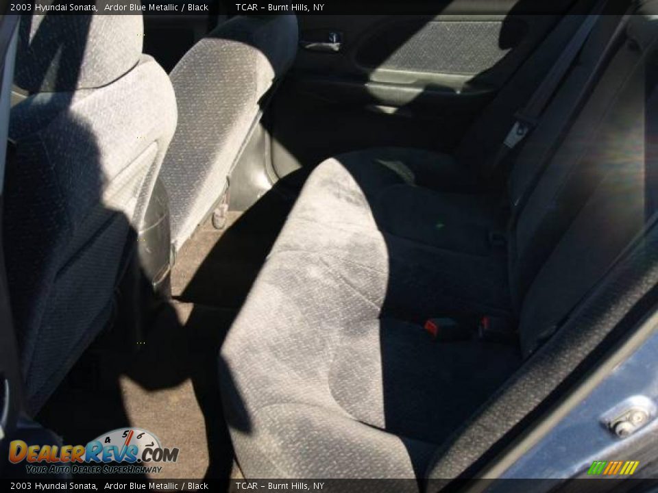 2003 Hyundai Sonata Ardor Blue Metallic / Black Photo #9