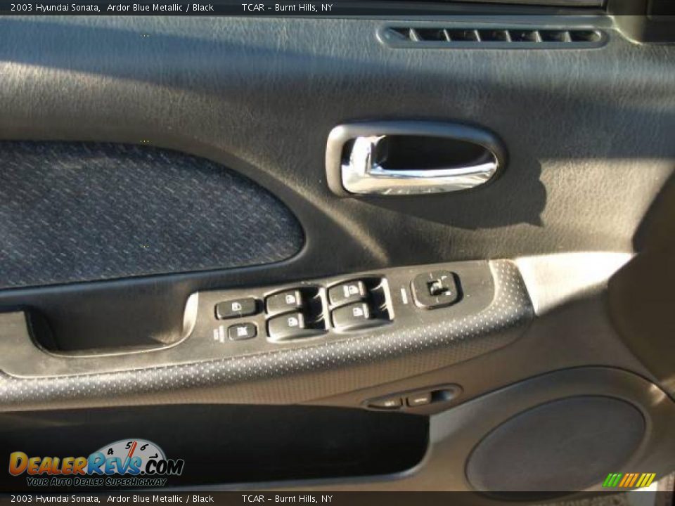 2003 Hyundai Sonata Ardor Blue Metallic / Black Photo #10