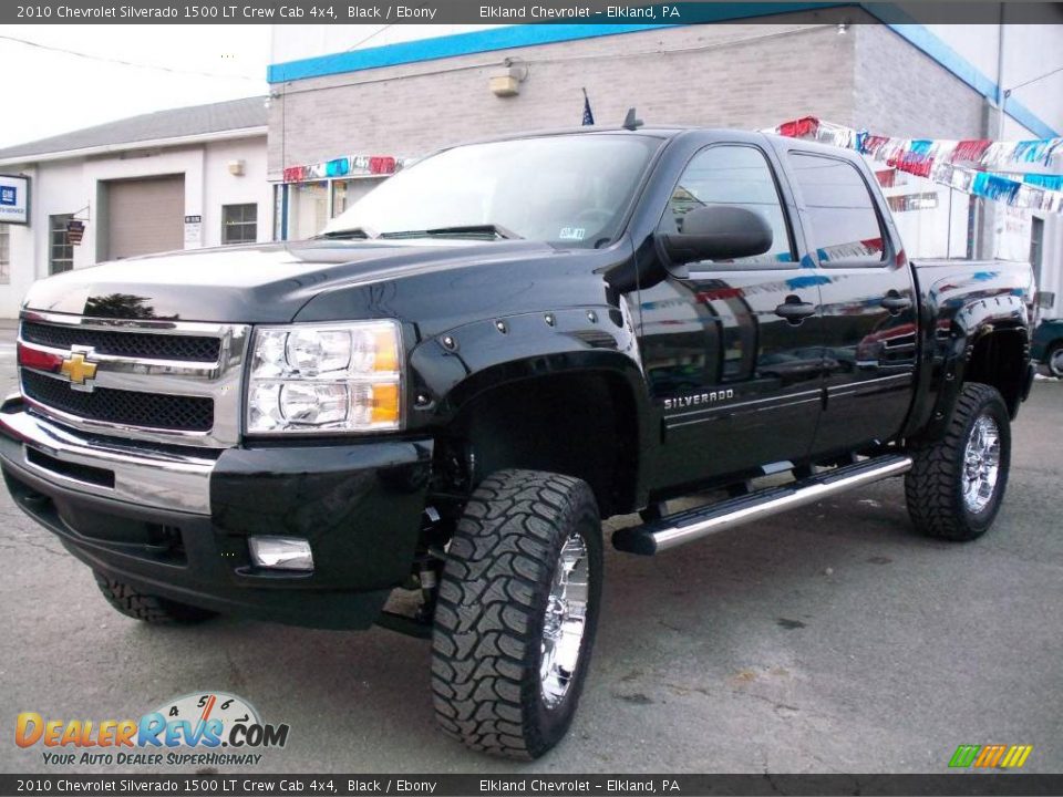 2010 Chevrolet Silverado 1500 LT Crew Cab 4x4 Black / Ebony Photo #1