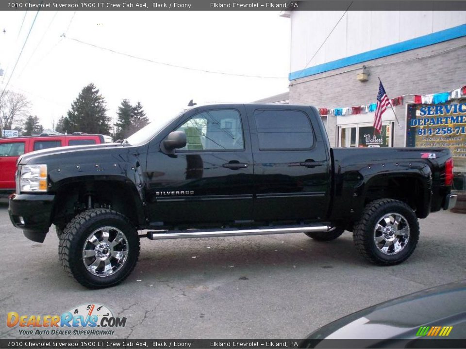 2010 Chevrolet Silverado 1500 LT Crew Cab 4x4 Black / Ebony Photo #2