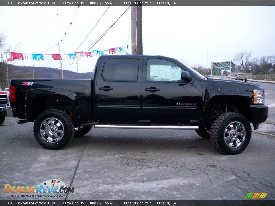 2010 Chevrolet Silverado 1500 LT Crew Cab 4x4 Black / Ebony Photo #5