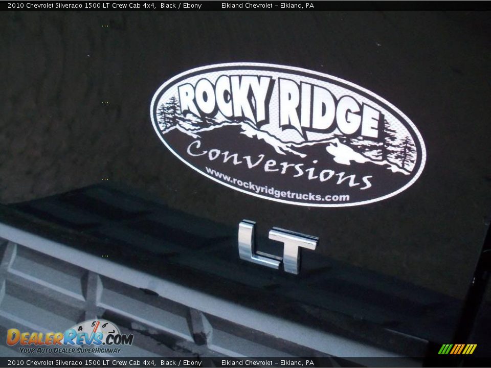 2010 Chevrolet Silverado 1500 LT Crew Cab 4x4 Black / Ebony Photo #14