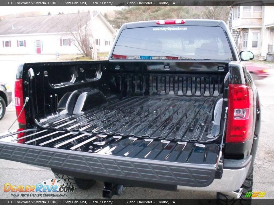 2010 Chevrolet Silverado 1500 LT Crew Cab 4x4 Black / Ebony Photo #15