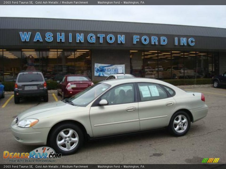 2003 Ford Taurus SE Gold Ash Metallic / Medium Parchment Photo #1