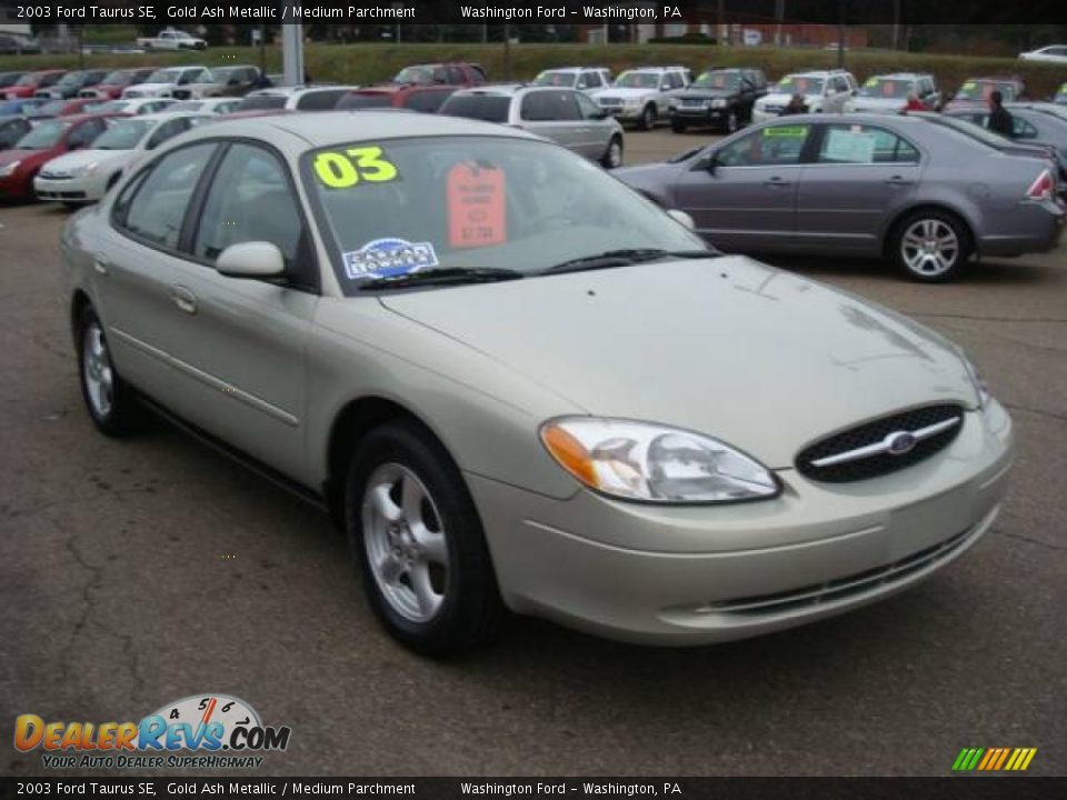 2003 Ford Taurus SE Gold Ash Metallic / Medium Parchment Photo #6