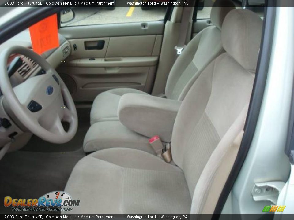 2003 Ford Taurus SE Gold Ash Metallic / Medium Parchment Photo #7