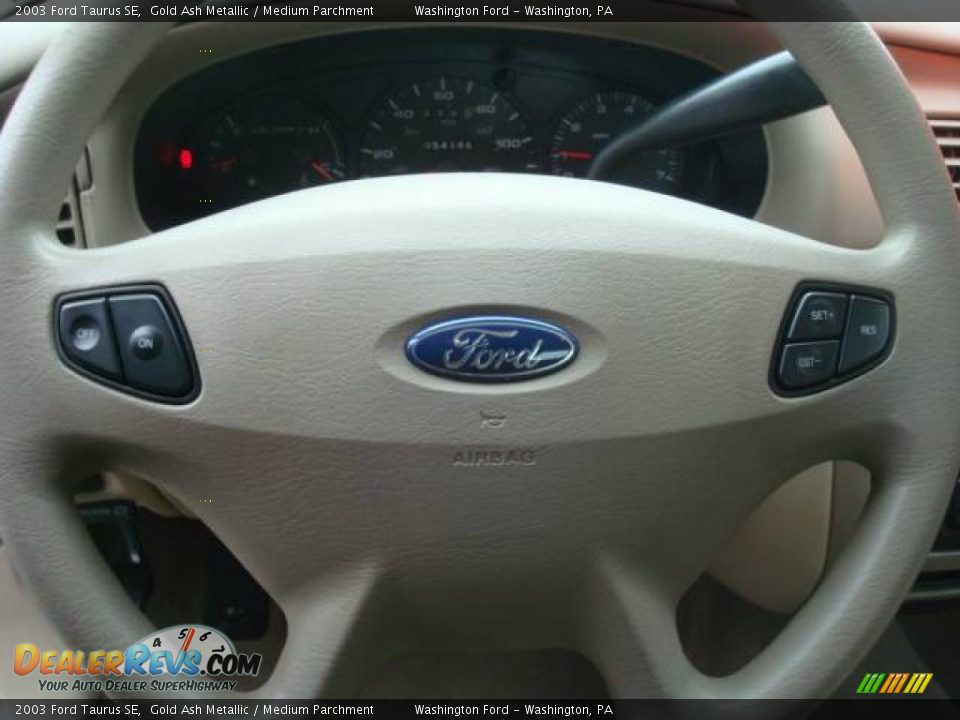 2003 Ford Taurus SE Gold Ash Metallic / Medium Parchment Photo #16