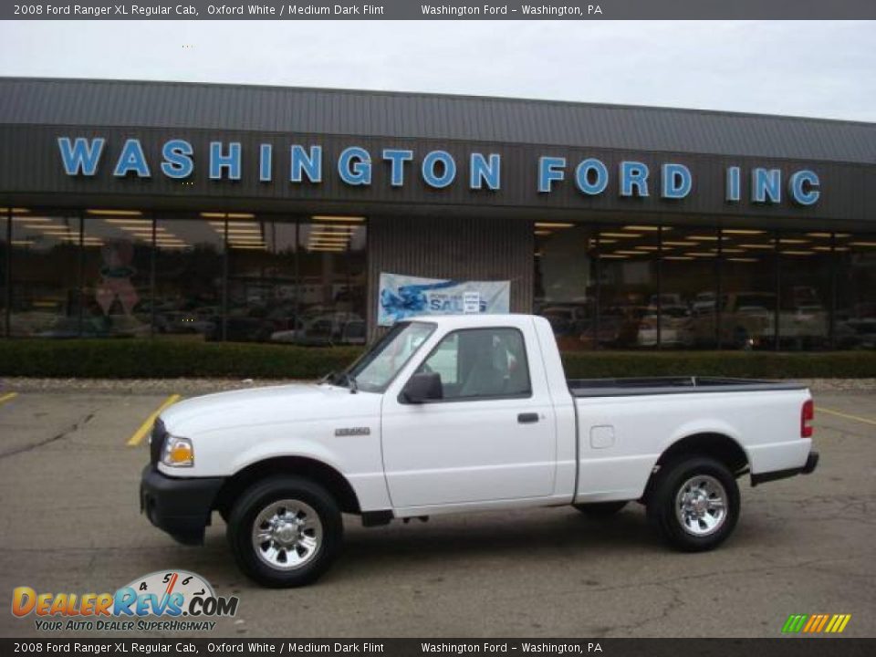 2008 Ford Ranger XL Regular Cab Oxford White / Medium Dark Flint Photo #1
