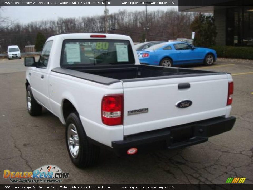 2008 Ford Ranger XL Regular Cab Oxford White / Medium Dark Flint Photo #2