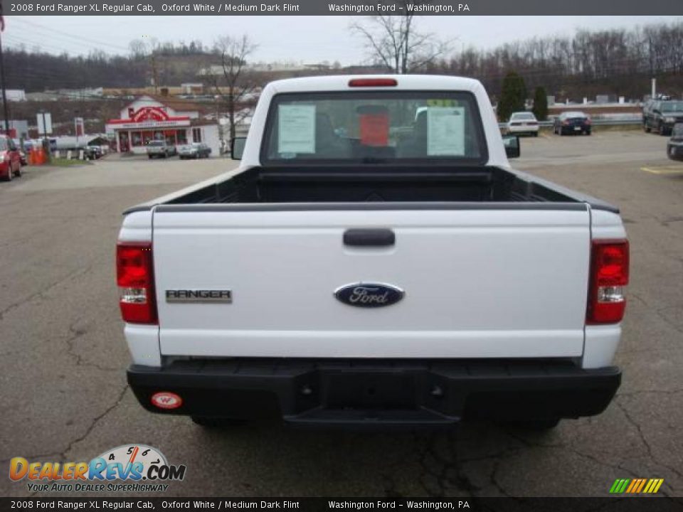 2008 Ford Ranger XL Regular Cab Oxford White / Medium Dark Flint Photo #3