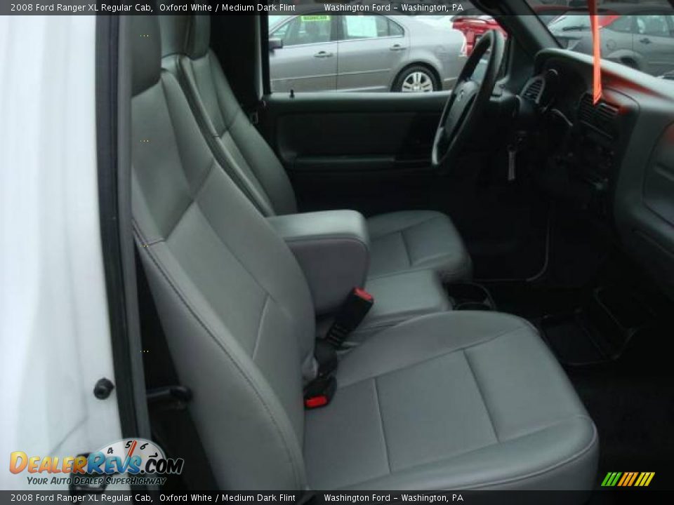 2008 Ford Ranger XL Regular Cab Oxford White / Medium Dark Flint Photo #12
