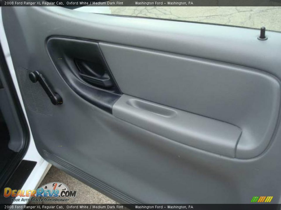 2008 Ford Ranger XL Regular Cab Oxford White / Medium Dark Flint Photo #14