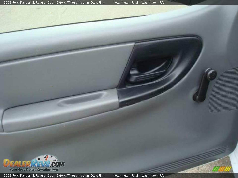 2008 Ford Ranger XL Regular Cab Oxford White / Medium Dark Flint Photo #17