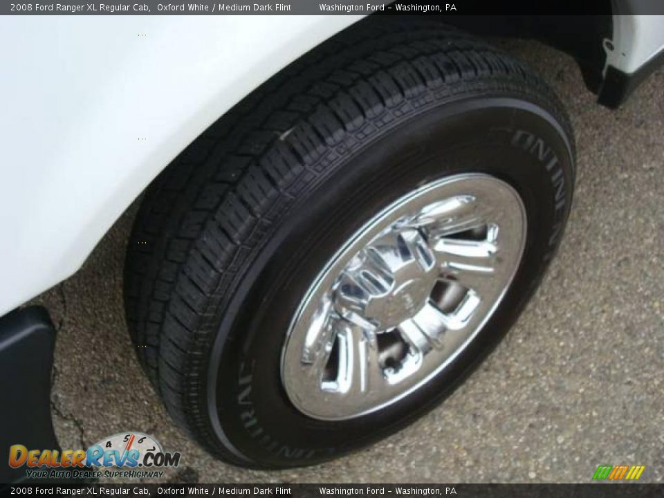 2008 Ford Ranger XL Regular Cab Oxford White / Medium Dark Flint Photo #18