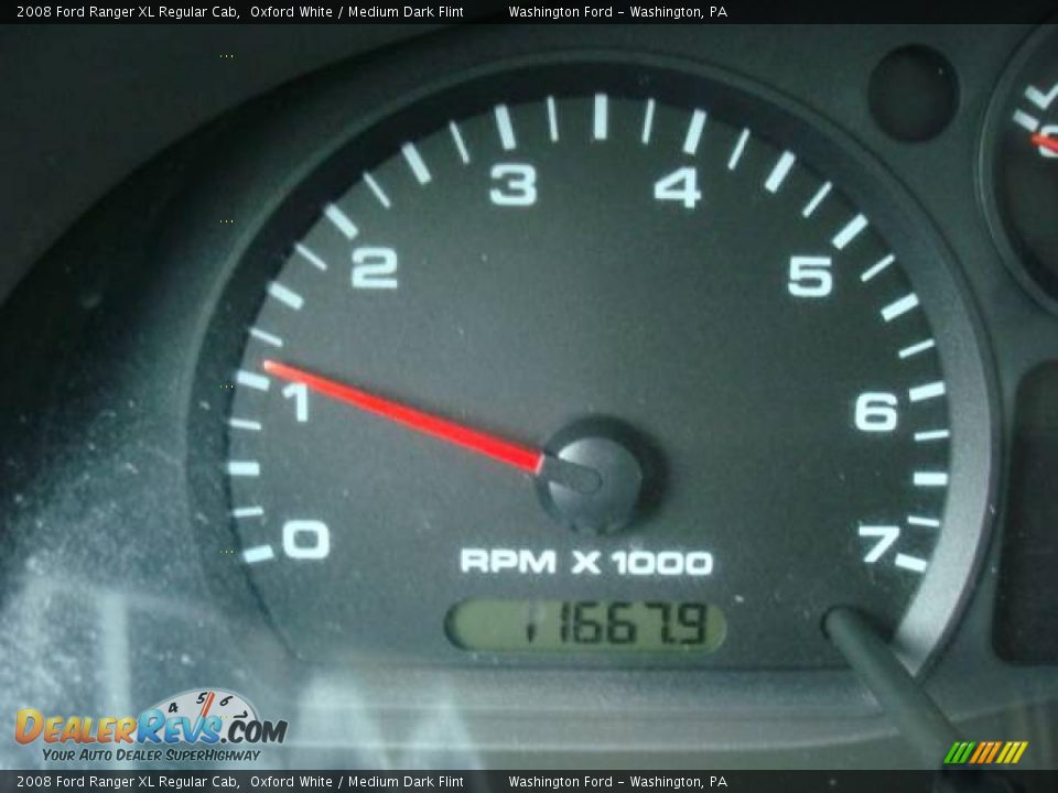 2008 Ford Ranger XL Regular Cab Oxford White / Medium Dark Flint Photo #20