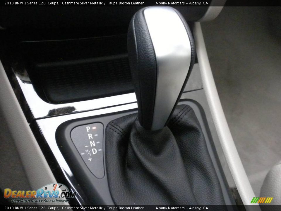 2010 BMW 1 Series 128i Coupe Cashmere Silver Metallic / Taupe Boston Leather Photo #14