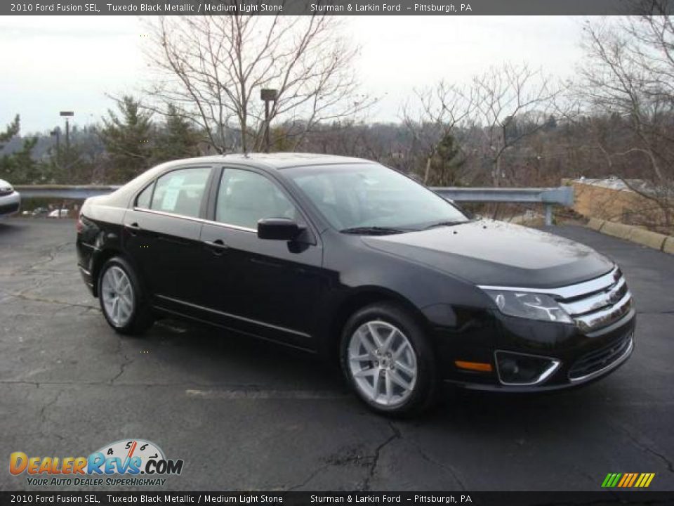 2010 Ford Fusion SEL Tuxedo Black Metallic / Medium Light Stone Photo #1