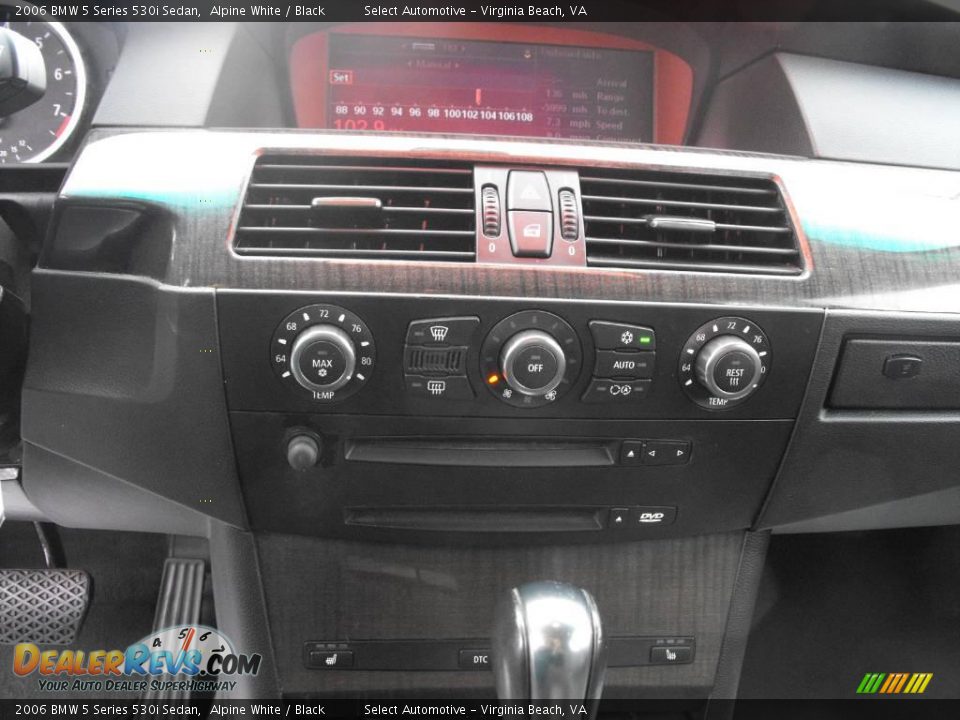 2006 BMW 5 Series 530i Sedan Alpine White / Black Photo #15