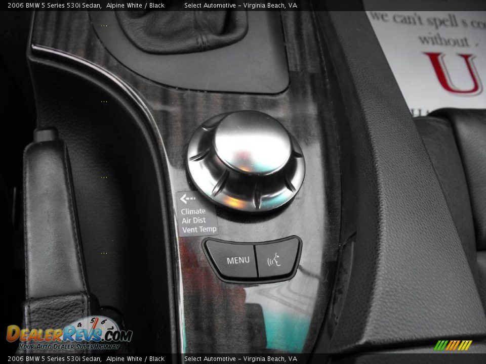 2006 BMW 5 Series 530i Sedan Alpine White / Black Photo #18