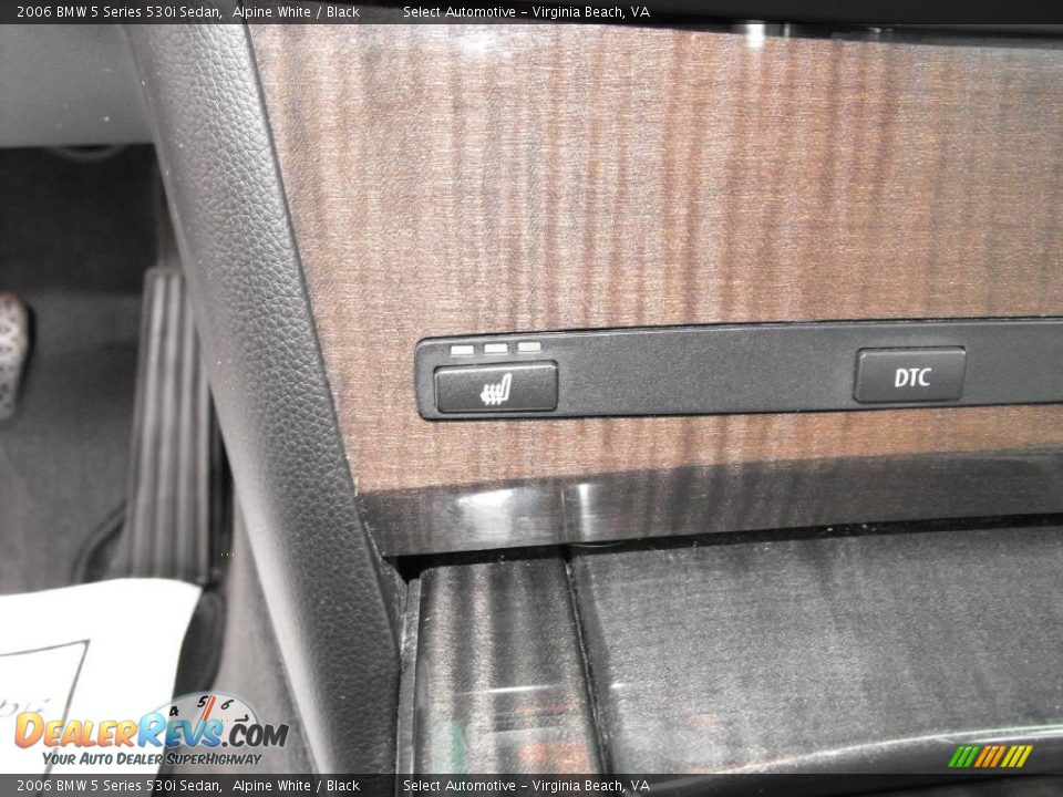 2006 BMW 5 Series 530i Sedan Alpine White / Black Photo #19