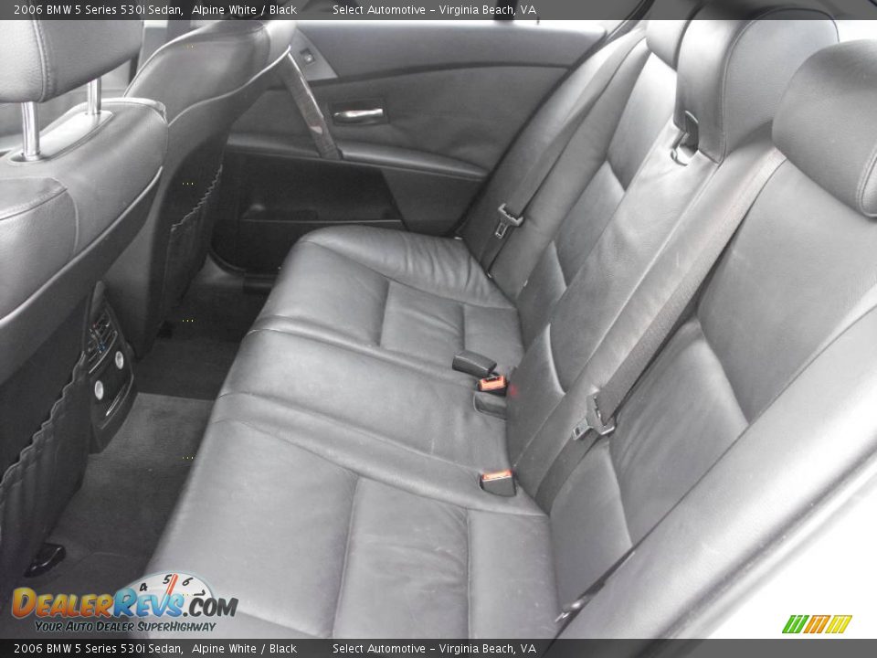 2006 BMW 5 Series 530i Sedan Alpine White / Black Photo #20